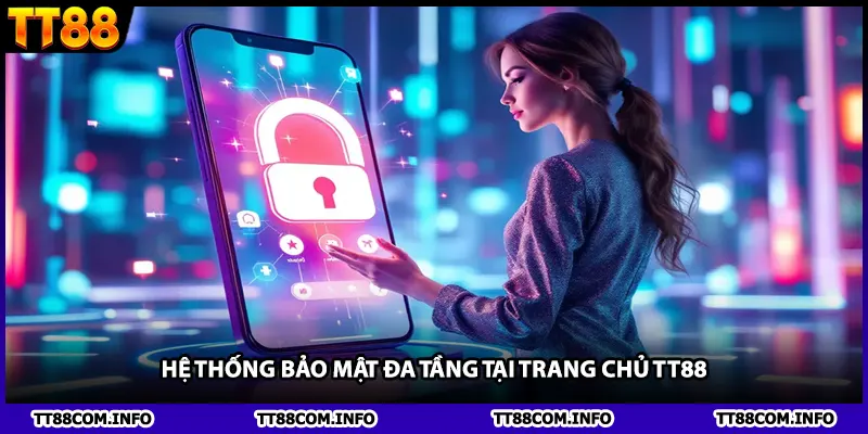 Hệ thống bảo mật đa tầng tại trang chủ TT88