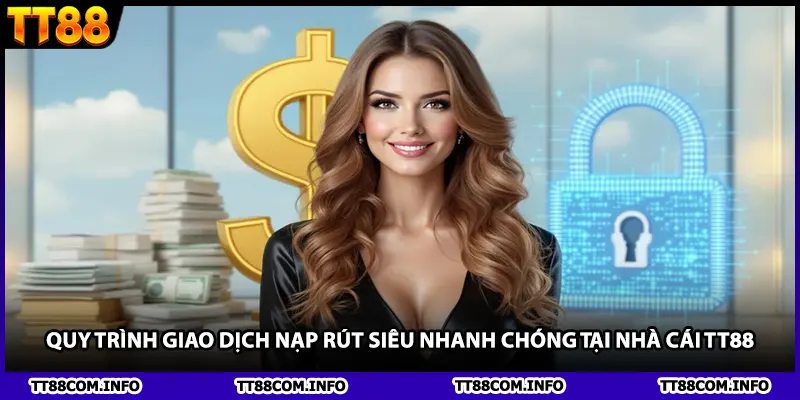 Quy trình giao dịch nạp rút siêu nhanh chóng tại nhà cái TT88
